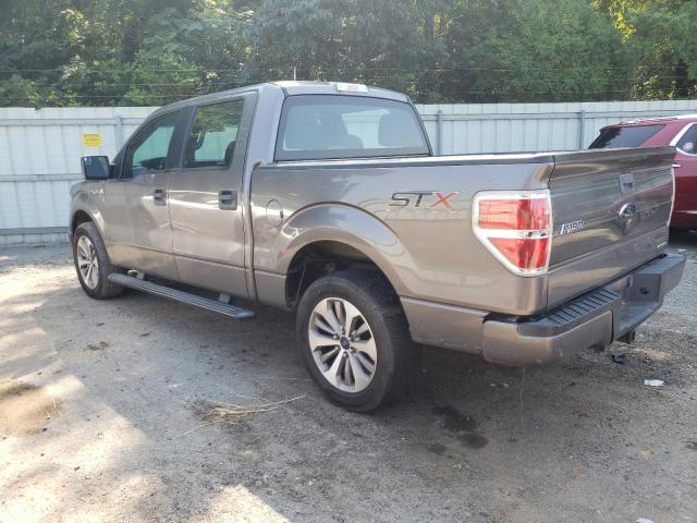 1FTFW1CF8EFA35873 - 2014 FORD F150 SUPERCREW GRAY photo 2