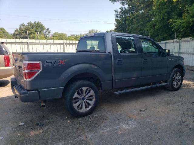 1FTFW1CF8EFA35873 - 2014 FORD F150 SUPERCREW GRAY photo 3