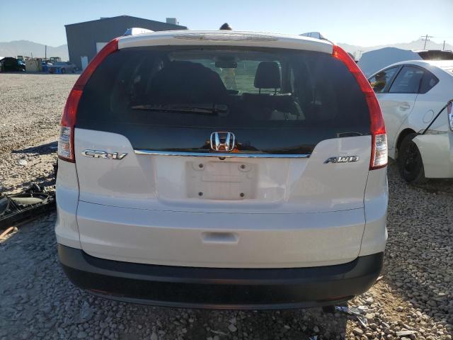 5J6RM4H71DL076474 - 2013 HONDA CR-V EXL WHITE photo 6