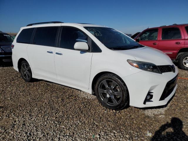 5TDXZ3DC8KS018241 - 2019 TOYOTA SIENNA SE WHITE photo 4