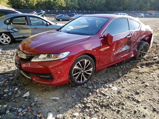 1HGCT1B86HA009306 - 2017 HONDA ACCORD EXL RED photo 1