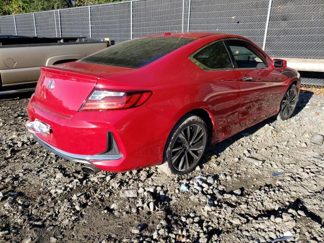 1HGCT1B86HA009306 - 2017 HONDA ACCORD EXL RED photo 3