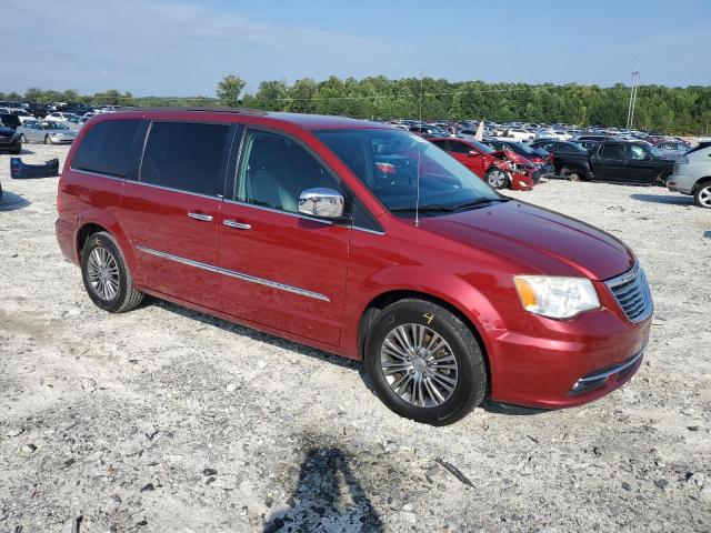 2C4RC1CG5ER336737 - 2014 CHRYSLER TOWN & COU TOURING L RED photo 4