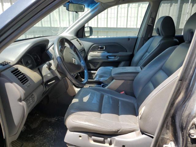 5FNYF28536B042380 - 2006 HONDA PILOT EX GRAY photo 7