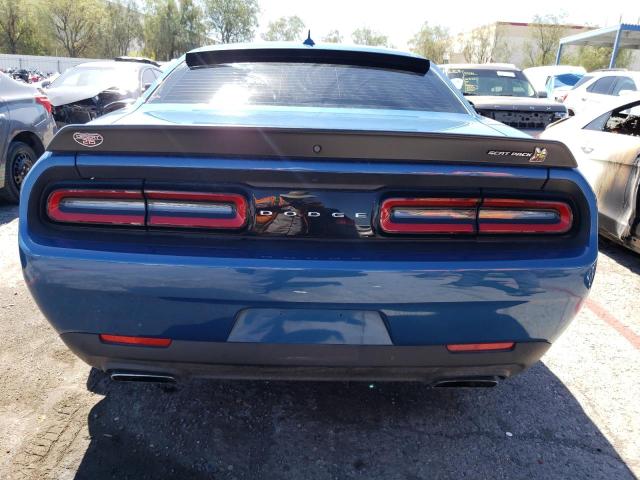 2C3CDZFJ0MH627678 - 2021 DODGE CHALLENGER R/T SCAT PACK BLUE photo 6