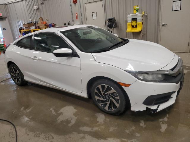 2HGFC4B03JH300992 - 2018 HONDA CIVIC LX WHITE photo 4