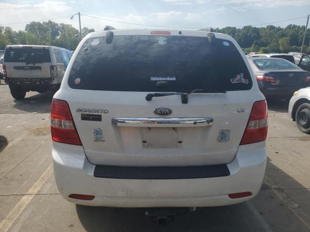 KNDJC735185852982 - 2008 KIA SORENTO EX WHITE photo 6