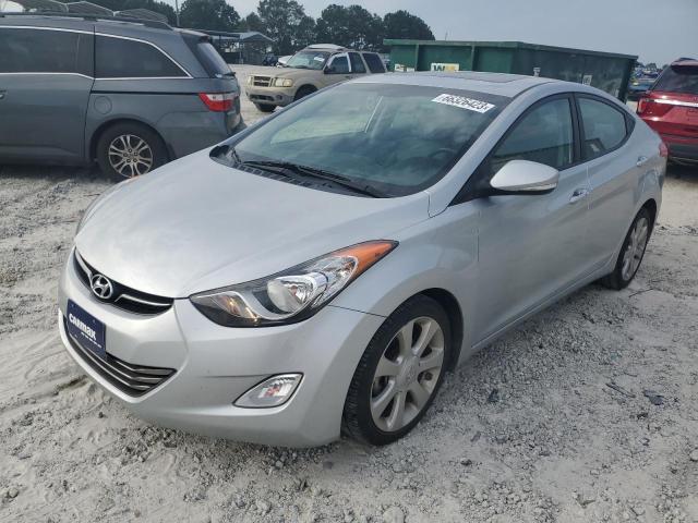 5NPDH4AE3DH206319 - 2013 HYUNDAI ELANTRA GLS SILVER photo 1