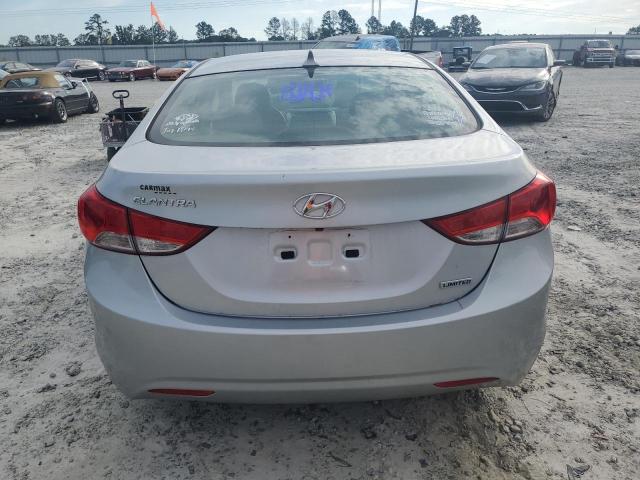 5NPDH4AE3DH206319 - 2013 HYUNDAI ELANTRA GLS SILVER photo 6