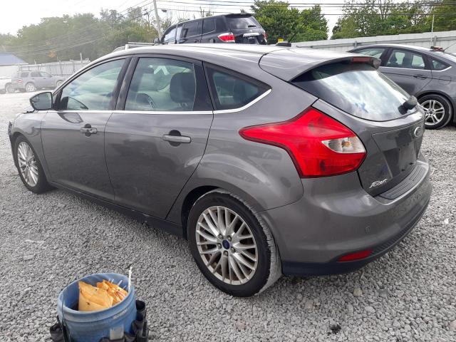 1FADP3N22EL405006 - 2014 FORD FOCUS TITANIUM GRAY photo 2