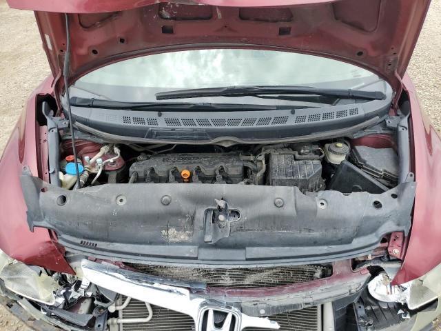 1HGFA16848L036618 - 2008 HONDA CIVIC EX BURGUNDY photo 11
