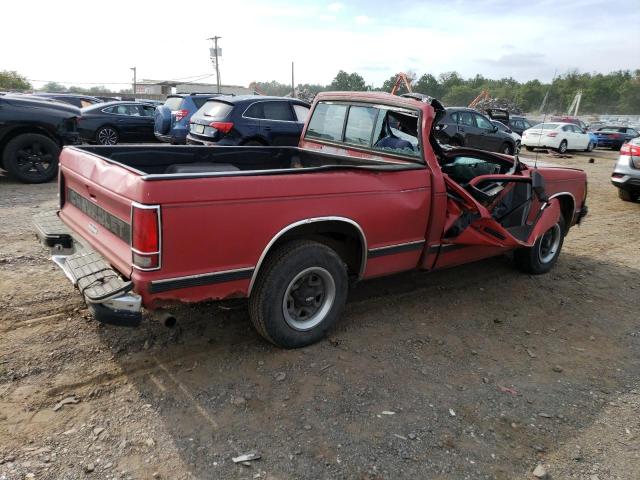 1GCCS14R5N8175794 - 1992 CHEVROLET S TRUCK S10 RED photo 3