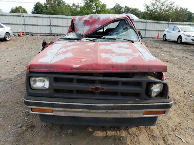 1GCCS14R5N8175794 - 1992 CHEVROLET S TRUCK S10 RED photo 5