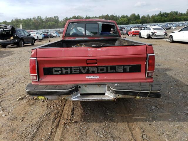 1GCCS14R5N8175794 - 1992 CHEVROLET S TRUCK S10 RED photo 6