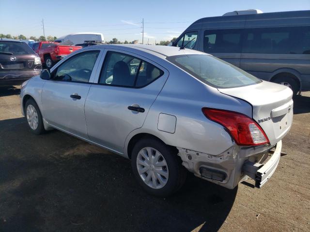 3N1CN7AP5FL867928 - 2015 NISSAN VERSA S SILVER photo 2