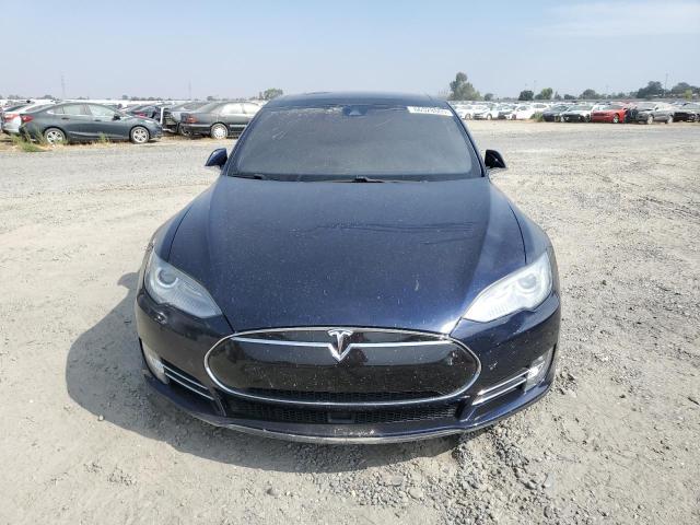 5YJSA1H16EFP58149 - 2014 TESLA MODEL S Կապույտ լուսանկար 5