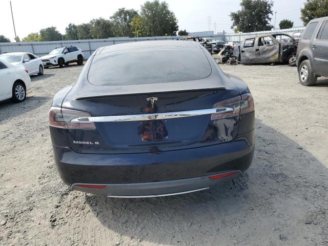 5YJSA1H16EFP58149 - 2014 TESLA MODEL S Կապույտ լուսանկար 6