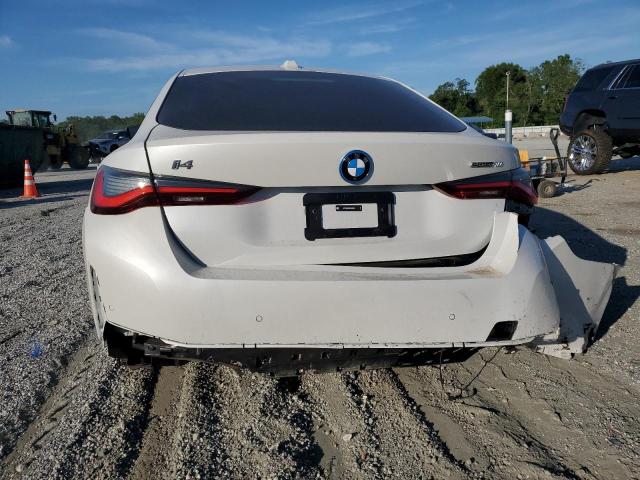 WBY23HD08SFU63639 - 2025 BMW I4 EDRIVE 40 WHITE photo 6