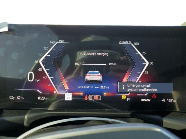 WBY23HD08SFU63639 - 2025 BMW I4 EDRIVE 40 WHITE photo 9