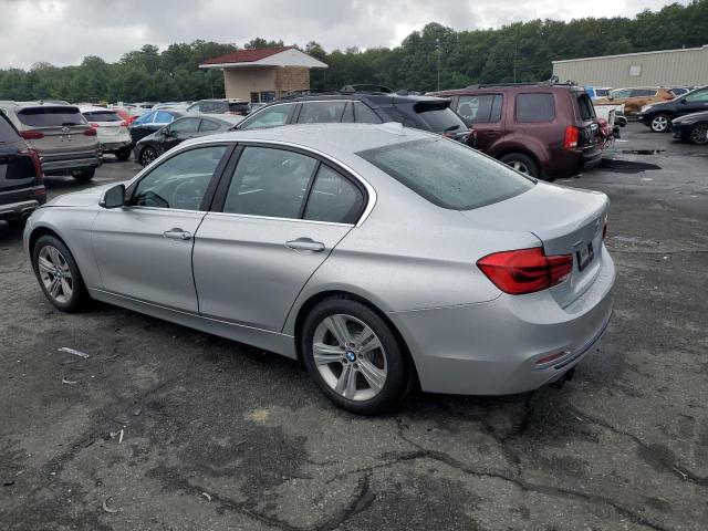 WBA8D9C32HA004586 - 2017 BMW 330 XI SILVER photo 2