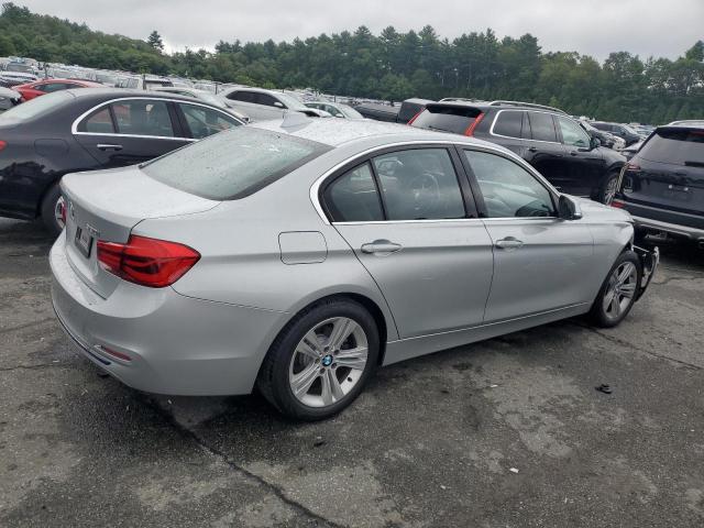 WBA8D9C32HA004586 - 2017 BMW 330 XI SILVER photo 3