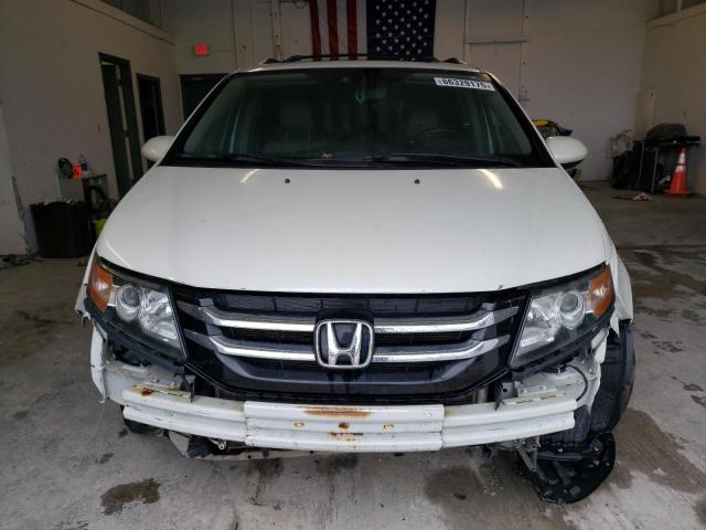 5FNRL5H66FB072271 - 2015 HONDA ODYSSEY EXL WHITE photo 5