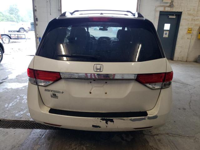 5FNRL5H66FB072271 - 2015 HONDA ODYSSEY EXL WHITE photo 6