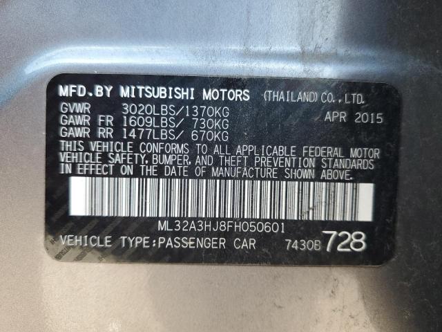 ML32A3HJ8FH050601 - 2015 MITSUBISHI MIRAGE DE GRAY photo 13