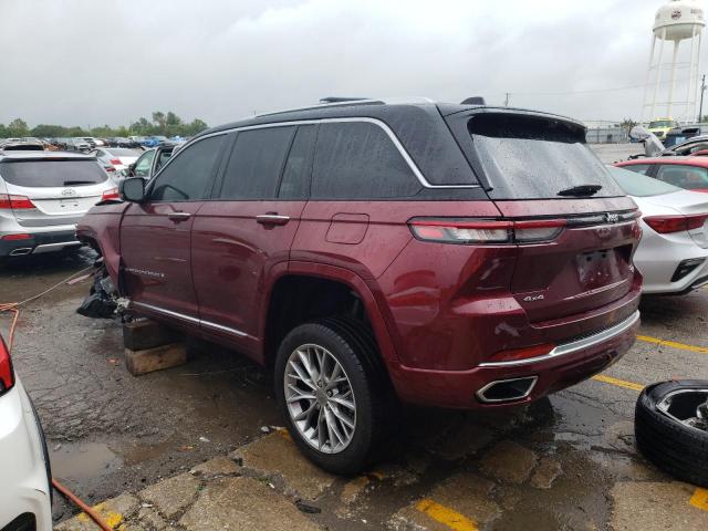 1C4RJHEG7N8554394 - 2022 JEEP GRAND CHER SUMMIT Bordo foto 2
