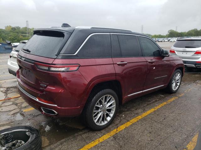 1C4RJHEG7N8554394 - 2022 JEEP GRAND CHER SUMMIT Bordo foto 3