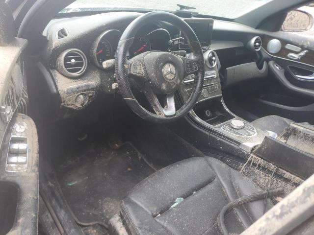 WDDWF4KBXJR417658 - 2018 MERCEDES-BENZ C 300 4MATIC BLACK photo 8