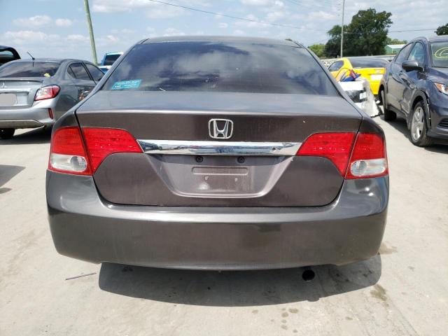 1HGFA16549L027540 - 2009 HONDA CIVIC LX GRAY photo 6