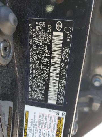 JTNB11HK2J3014947 - 2018 TOYOTA CAMRY L BLACK photo 12