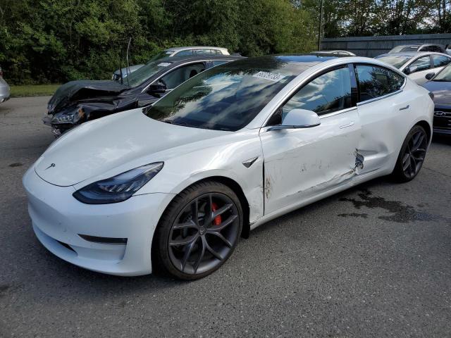 5YJ3E1EB9KF470062 - 2019 TESLA MODEL 3 WHITE photo 1