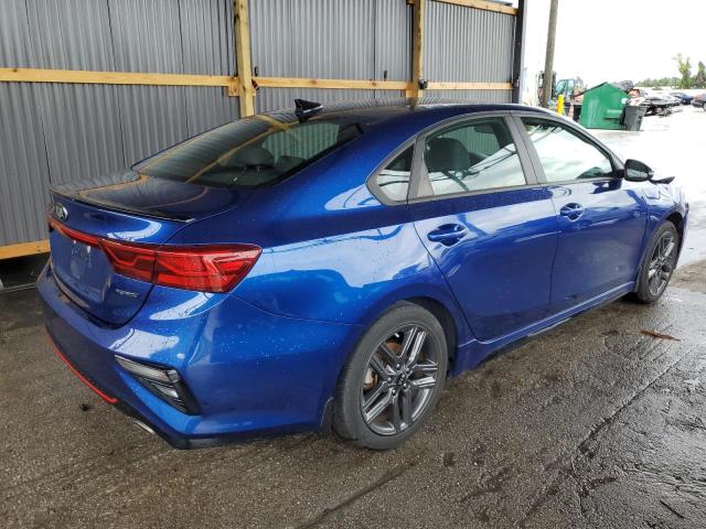 3KPF34ADXLE217612 - 2020 KIA FORTE GT LINE BLUE photo 3