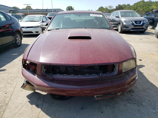 1ZVFT80N475232364 - 2007 FORD MUSTANG MAROON photo 5