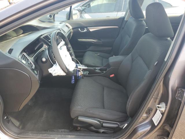 19XFB2F85FE234020 - 2015 HONDA CIVIC EX GRAY photo 7