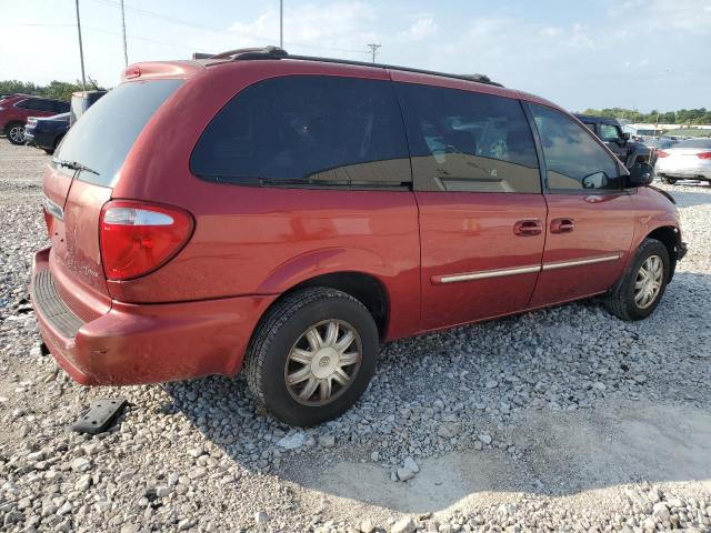 2A4GP54L47R297022 - 2007 CHRYSLER TOWN & COU TOURING წითელი ფოტო 3
