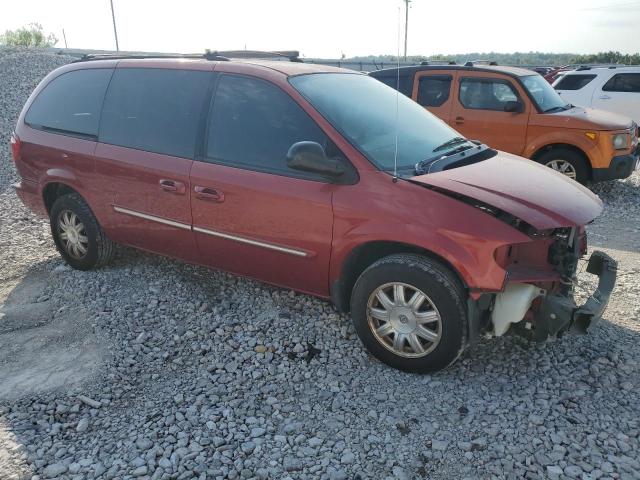 2A4GP54L47R297022 - 2007 CHRYSLER TOWN & COU TOURING წითელი ფოტო 4