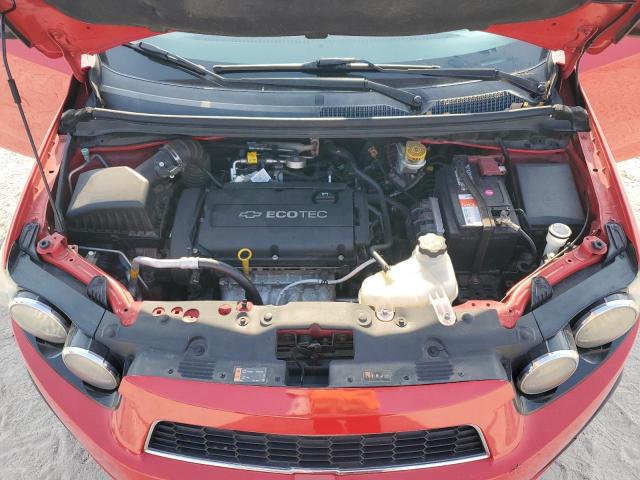 1G1JA6SH0F4129745 - 2015 CHEVROLET SONIC LS 红色 照片 11