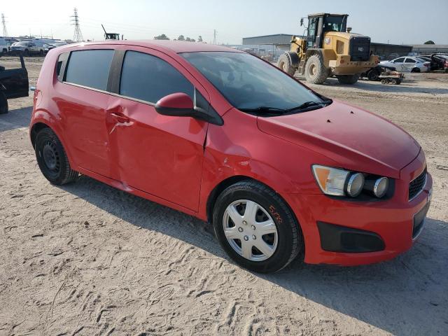 1G1JA6SH0F4129745 - 2015 CHEVROLET SONIC LS 红色 照片 4