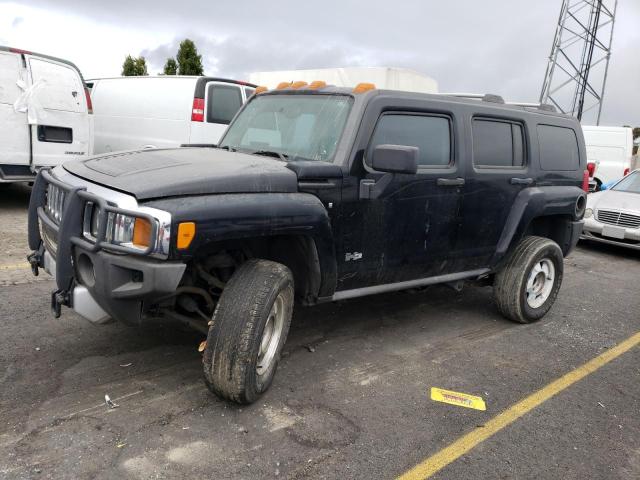 5GTEN13E688125224 - 2008 HUMMER H3 BLACK photo 1