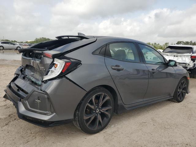 SHHFK7H94JU220789 - 2018 HONDA CIVIC SPORT TOURING GRAY photo 3