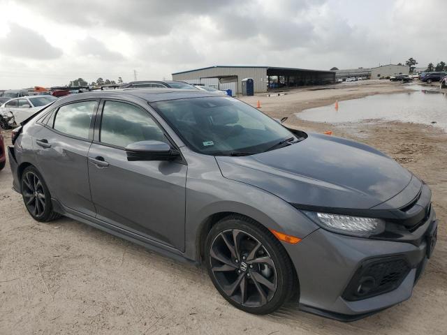 SHHFK7H94JU220789 - 2018 HONDA CIVIC SPORT TOURING GRAY photo 4