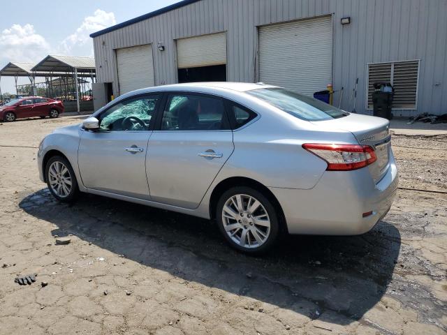 3N1AB7AP4FY250071 - 2015 NISSAN SENTRA S SILVER photo 2