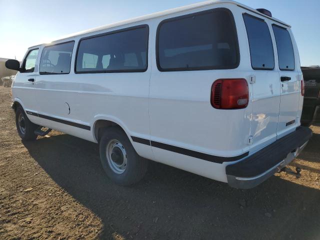 2B5WB35Z6YK176664 - 2000 DODGE RAM WAGON B3500 WHITE photo 2