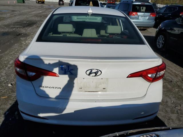 5NPE24AF3HH553475 - 2017 HYUNDAI SONATA SE WHITE photo 6