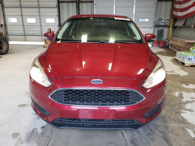 1FADP3K21HL342845 - 2017 FORD FOCUS SE BURGUNDY photo 5