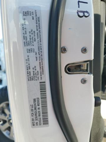 3C6UR5DL9NG247066 - 2022 RAM 2500 BIG HORN/LONE STAR WHITE photo 12