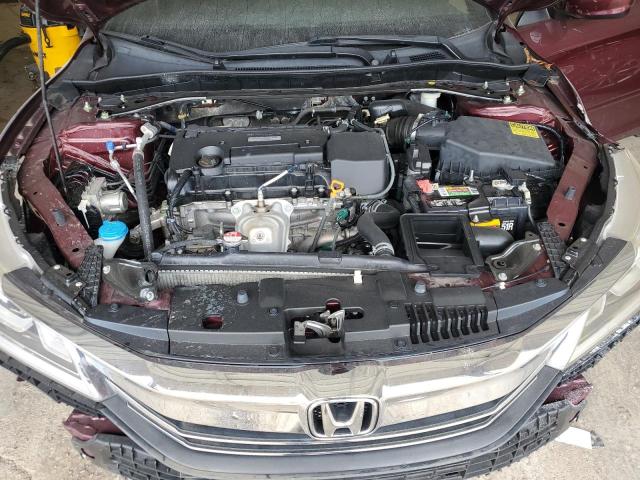 1HGCR2F51HA133553 - 2017 HONDA ACCORD SPORT მუქწითელი ფოტო 11